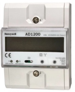 Honeywell AD 1200 Honeywell 3 phase din rail electricity meter, direct connect or CT connect